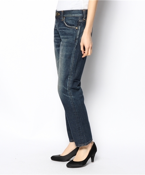 Lee（リー）の「[Lee（リー）] C Slim テーパード デニムパンツ（デニムパンツ・レディース・ライトブルー/ネイビー・MEDIUM/SMALL）」の7枚目の写真