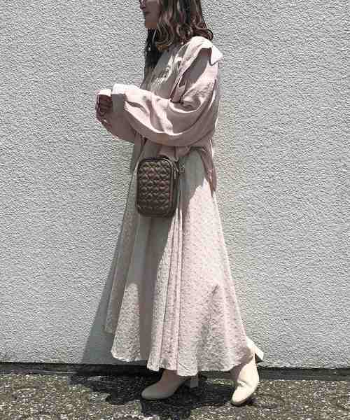 one after another NICE CLAUP（ワンアフターアナザーナイスクラップ）の「後ろレースアップコットンレーススカート（スカート・レディース・ベージュ/ブラウン/オフホワイト/ブルー系その他・FREE）」の5枚目の写真