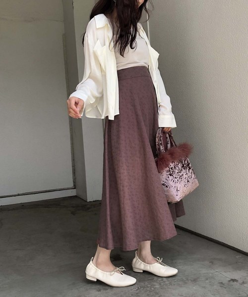 one after another NICE CLAUP（ワンアフターアナザーナイスクラップ）の「後ろレースアップコットンレーススカート（スカート・レディース・ベージュ/ブラウン/オフホワイト/ブルー系その他・FREE）」の16枚目の写真