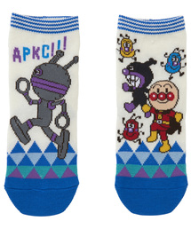 滑り止め加工 日本製だだんだん柄ソックス