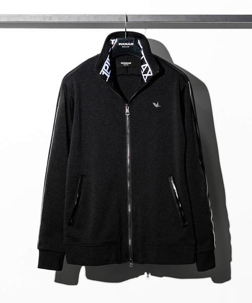 1PIU1UGUALE3  RELAX （ウノピゥウノウグァーレトレ リラックス）の「1PIU1UGUALE3 RELAX(ウノピゥウノウグァーレトレ)ジャージートラックジャケット（ブルゾン・メンズ・ブラック・S/M/L/XL/XXL）」の5枚目の写真