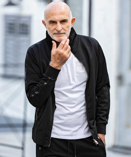 1PIU1UGUALE3  RELAX （ウノピゥウノウグァーレトレ リラックス）の「1PIU1UGUALE3 RELAX(ウノピゥウノウグァーレトレ)ジャージートラックジャケット（ブルゾン・メンズ・ブラック・S/M/L/XL/XXL）」の6枚目の写真