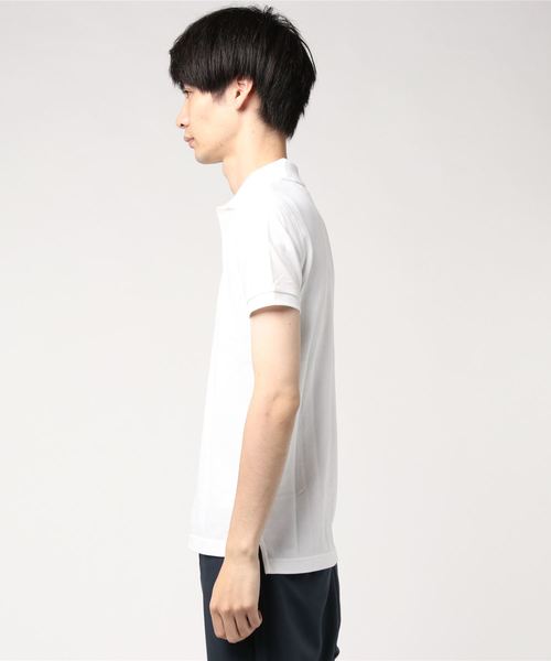 BROOKS BROTHERS（ブルックスブラザーズ）の「Brooks Brothers/スーピマコットンピケ　パフォーマンス　ポロシャツ（ポロシャツ・メンズ・ホワイト/ブルー/フューシャピンク/グレー/ネイビー・42/44/48/46）」の7枚目の写真