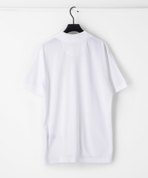 BROOKS BROTHERS（ブルックスブラザーズ）の「Brooks Brothers/スーピマコットンピケ　パフォーマンス　ポロシャツ（ポロシャツ・メンズ・ホワイト/ブルー/フューシャピンク/グレー/ネイビー・42/44/48/46）」の14枚目の写真