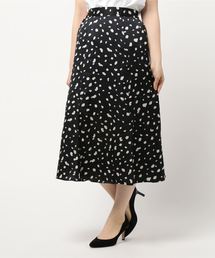 KOBE LETTUCE | ヒョウ柄・花柄・無地　マーメードフレアスカート(スカート)