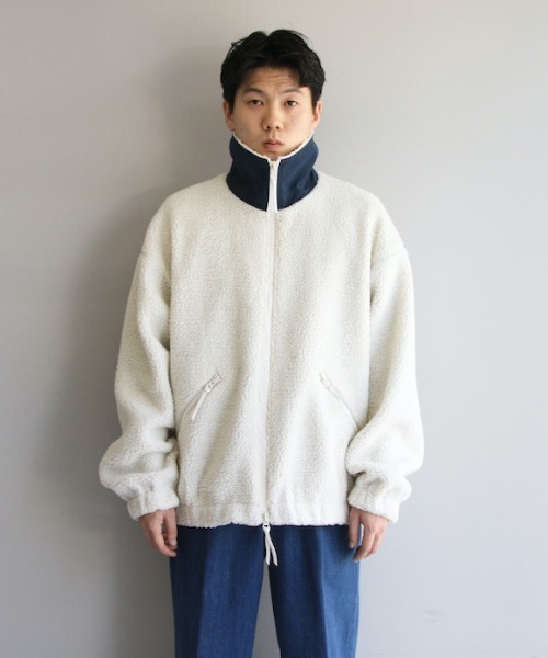 order（オーダー）の「order loose boa zip blouson（ブルゾン・メンズ・オフホワイト/ブラック/ブラウン/ダークグリーン/グレー・FREE）」の21枚目の写真