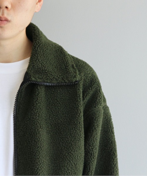 order（オーダー）の「order loose boa zip blouson（ブルゾン・メンズ・オフホワイト/ブラック/ブラウン/ダークグリーン/グレー・FREE）」の7枚目の写真