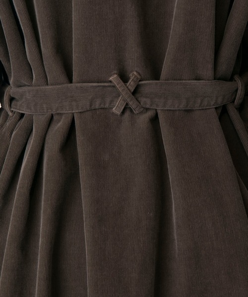 KURO（クロ）の「【KURO クロ】24 W BIG BAND COLLAR SHIRT COAT（シャツ/ブラウス・メンズ・ベージュ/ブラック/ブラウン・SMALL/MEDIUM/LARGE）」の5枚目の写真