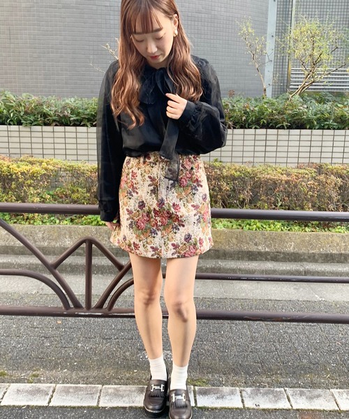 apres jour（アプレジュール）の「オーガンジーボウタイブラウス【ZOZOTOWN限定アイテム】（シャツ/ブラウス・レディース・ブラック/アイボリー/モカ・フリー）」の16枚目の写真