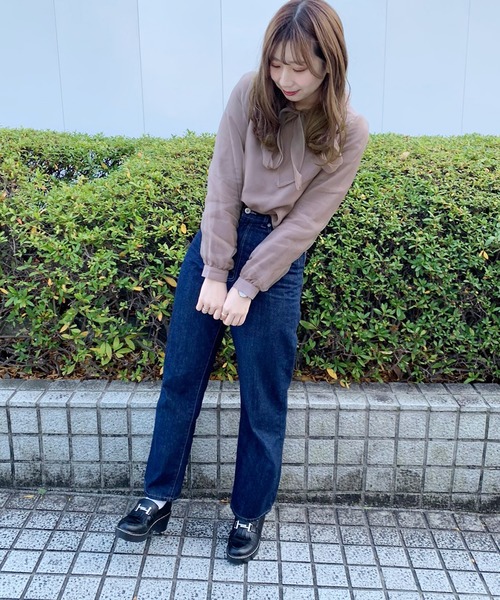 apres jour（アプレジュール）の「オーガンジーボウタイブラウス【ZOZOTOWN限定アイテム】（シャツ/ブラウス・レディース・ブラック/アイボリー/モカ・フリー）」の7枚目の写真