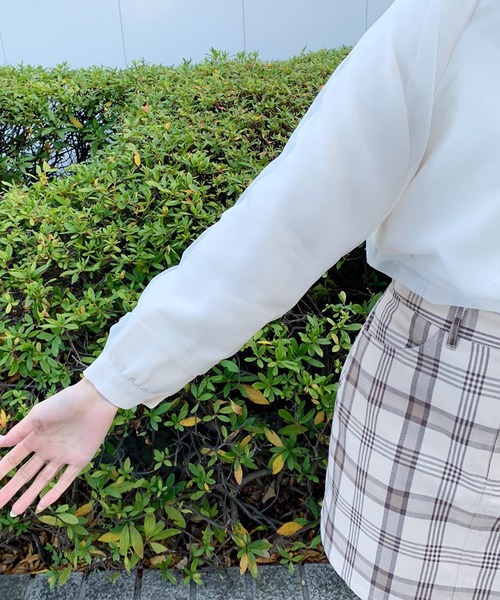 apres jour（アプレジュール）の「オーガンジーボウタイブラウス【ZOZOTOWN限定アイテム】（シャツ/ブラウス・レディース・ブラック/アイボリー/モカ・フリー）」の19枚目の写真