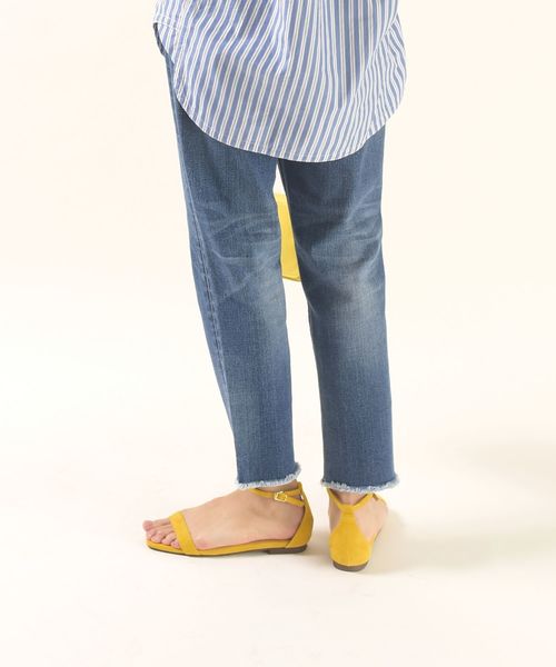 Healthy denim（ヘルシーデニム）の「【SHIPS any別注】Healthy DENIM:H.SALTデニムパンツ（デニムパンツ・レディース・ブルー・95/92/94/93）」の6枚目の写真