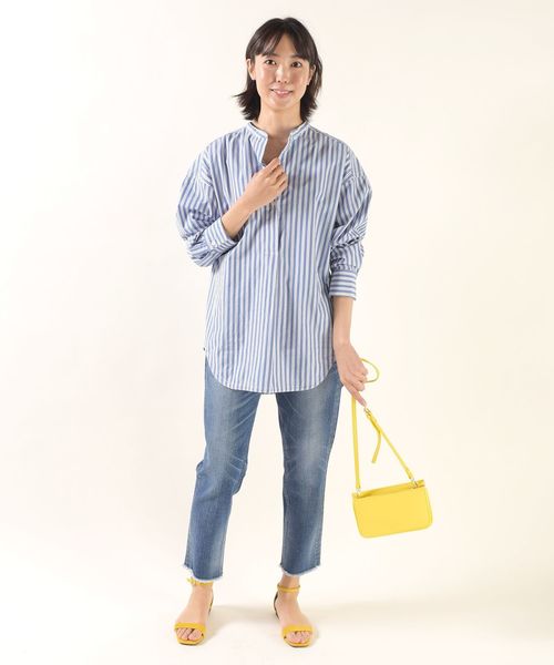 Healthy denim（ヘルシーデニム）の「【SHIPS any別注】Healthy DENIM:H.SALTデニムパンツ（デニムパンツ・レディース・ブルー・95/92/94/93）」の8枚目の写真