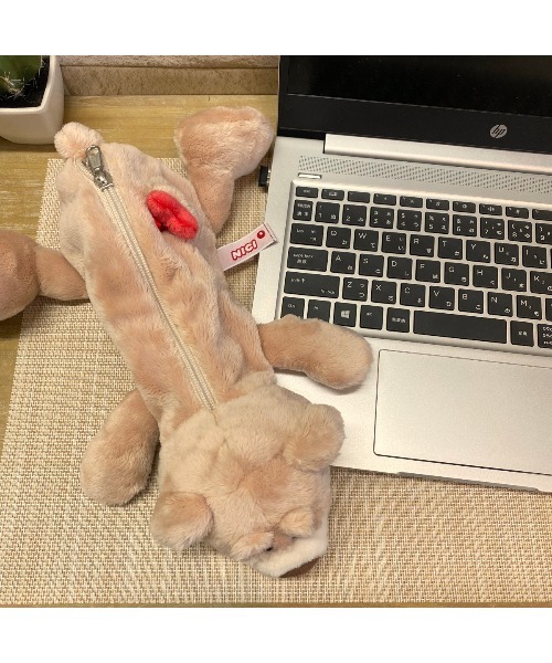 nici（ニキ）の「NICI/フィギュアポーチ ラブベア ペンポーチ もこもこ（おもちゃ・レディース・ベージュ系その他・FREE）」の4枚目の写真