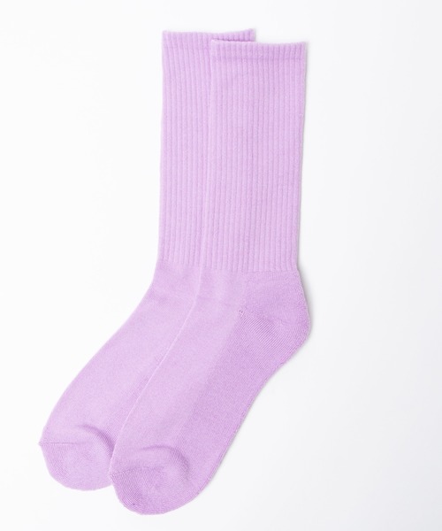 WEGO（ウィゴー）の「WEGO/カラーレギュラーソックス（ソックス/靴下・メンズ・マスタード/ライトパープル/ブラウン/レッド/ホワイト/ベージュ/カーキ/オレンジ/ライトピンク/ダークブラウン/ダークグリーン/ピンク/パープル/イエロー/ブラック/サックスブルー/グリーン・FREE）」の12枚目の写真