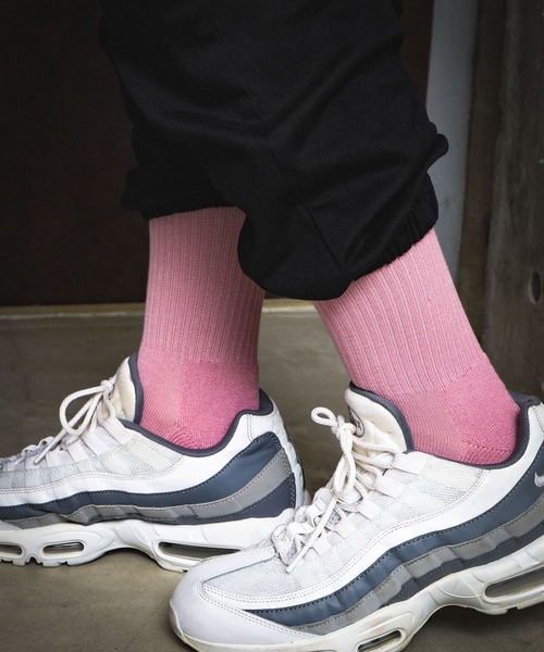 WEGO（ウィゴー）の「WEGO/カラーレギュラーソックス（ソックス/靴下・メンズ・マスタード/ライトパープル/ブラウン/レッド/ホワイト/ベージュ/カーキ/オレンジ/ライトピンク/ダークブラウン/ダークグリーン/ピンク/パープル/イエロー/ブラック/サックスブルー/グリーン・FREE）」の15枚目の写真