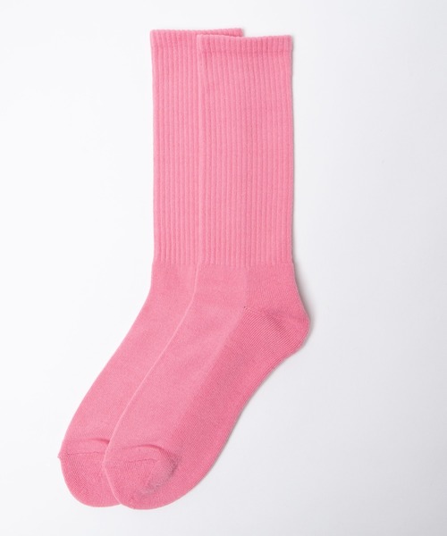 WEGO（ウィゴー）の「WEGO/カラーレギュラーソックス（ソックス/靴下・メンズ・マスタード/ライトパープル/ブラウン/レッド/ホワイト/ベージュ/カーキ/オレンジ/ライトピンク/ダークブラウン/ダークグリーン/ピンク/パープル/イエロー/ブラック/サックスブルー/グリーン・FREE）」の20枚目の写真