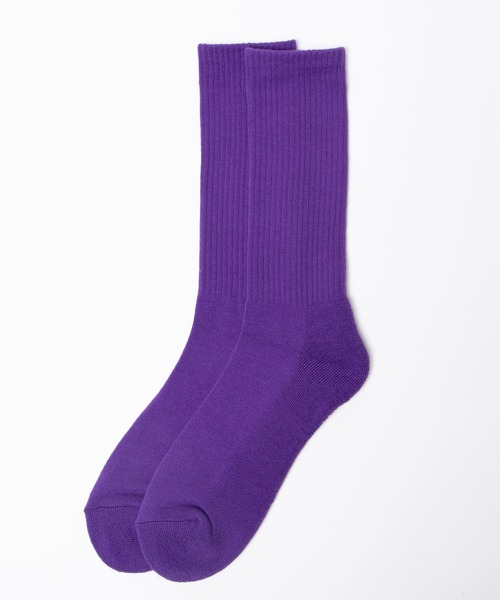 WEGO（ウィゴー）の「WEGO/カラーレギュラーソックス（ソックス/靴下・メンズ・マスタード/ライトパープル/ブラウン/レッド/ホワイト/ベージュ/カーキ/オレンジ/ライトピンク/ダークブラウン/ダークグリーン/ピンク/パープル/イエロー/ブラック/サックスブルー/グリーン・FREE）」の22枚目の写真