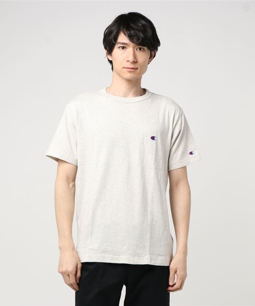 Champion（チャンピオン）の「チャンピオンT-SHIRT（Tシャツ/カットソー・メンズ・ホワイト/ブラック/ダークグリーン/ネイビー/グレー/エメラルド/クリーム・S/M/L/XL）」の4枚目の写真
