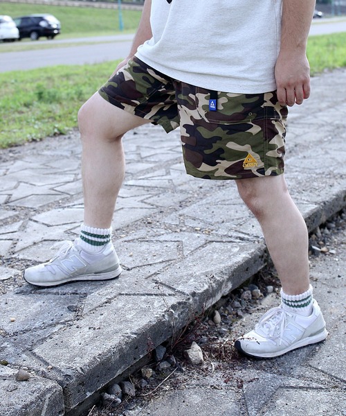 GERRY（ジェリー）の「【GERRY】 水陸両用 接触冷感 紫外線カット ナイロン ガーデニング クライミング ショートパンツ（その他パンツ・メンズ・マスタード/ブラック/ベージュ/グリーン/グレー/ネイビー/サーモンピンク/パープル/サックスブルー/エメラルド/ネイビー系/ブルー/ブラウン系/インディゴブルー/オリーブ/レオパード/オレンジ/カモフラージュ/カーキ/サンドベージュ/ブルー系/グリーン系/ピンク/グレー系/ライトグリーン/グレー系2/ネイビー系1/ピンク系/カーキ系2/グリーン系1/カーキ系1/カーキ系/イエロー系/グレー系1・MEDIUM/LARGE/X-LARGE/SMALL）」の15枚目の写真