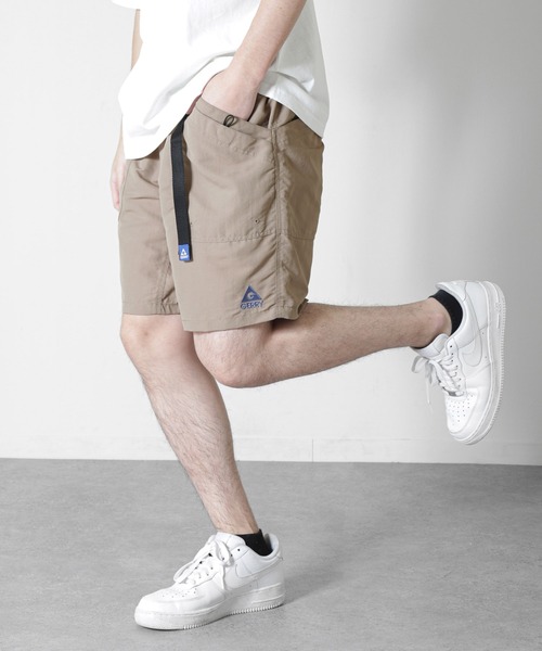 GERRY（ジェリー）の「【GERRY】 水陸両用 接触冷感 紫外線カット ナイロン ガーデニング クライミング ショートパンツ（その他パンツ・メンズ・マスタード/ブラック/ベージュ/グリーン/グレー/ネイビー/サーモンピンク/パープル/サックスブルー/エメラルド/ネイビー系/ブルー/ブラウン系/インディゴブルー/オリーブ/レオパード/オレンジ/カモフラージュ/カーキ/サンドベージュ/ブルー系/グリーン系/ピンク/グレー系/ライトグリーン/グレー系2/ネイビー系1/ピンク系/カーキ系2/グリーン系1/カーキ系1/カーキ系/イエロー系/グレー系1・MEDIUM/LARGE/X-LARGE/SMALL）」の8枚目の写真