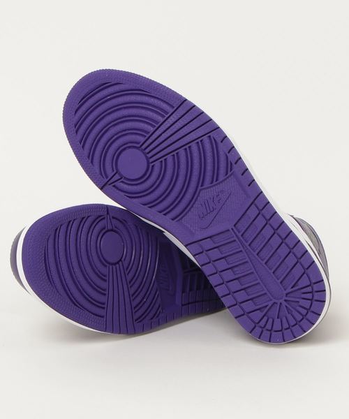 NIKE（ナイキ）の「NIKE / "AIR JORDAN 1 RETRO HIGH OG" スニーカー（スニーカー・メンズ・パープル系その他/ブラック・26/29/27/28）」の11枚目の写真