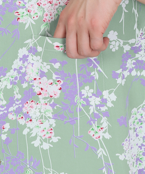 SUN SURF(サンサーフ)の「【SUNSURF / サンサーフ】CHERRY BLOSSOMS(シャツ/ブラウス・メンズ・ブラック/ライトグリーン・MEDIUM/LARGE/X-LARGE)」の13枚目の写真