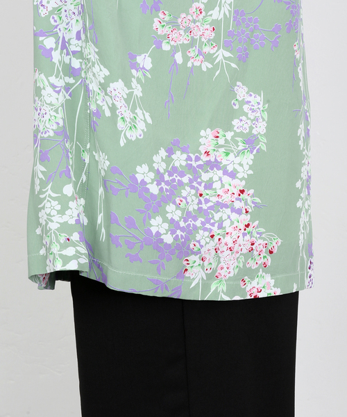 SUN SURF(サンサーフ)の「【SUNSURF / サンサーフ】CHERRY BLOSSOMS(シャツ/ブラウス・メンズ・ブラック/ライトグリーン・MEDIUM/LARGE/X-LARGE)」の15枚目の写真
