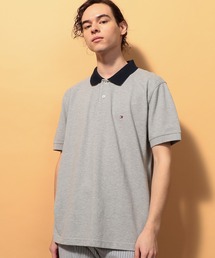 アンダーカラーロゴベーシックポロシャツ