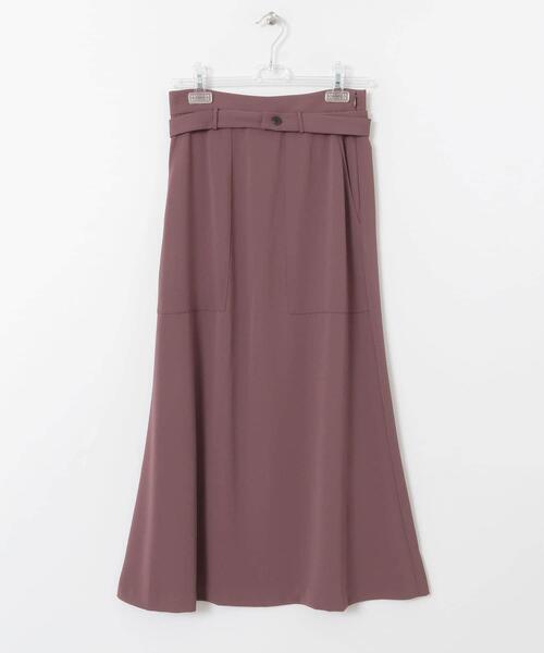 LAATO(ラート)の「LONG SLEEK SKIRT(スカート・レディース・グリーン/パープル/ブラック・FREE)」の3枚目の写真