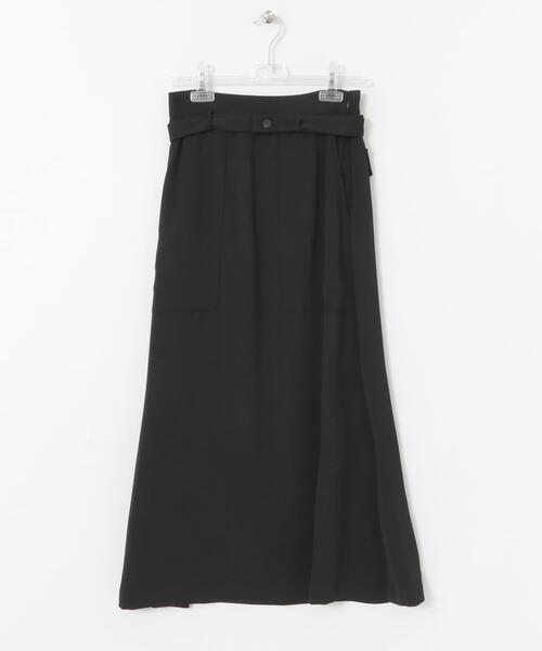 LAATO(ラート)の「LONG SLEEK SKIRT(スカート・レディース・グリーン/パープル/ブラック・FREE)」の12枚目の写真
