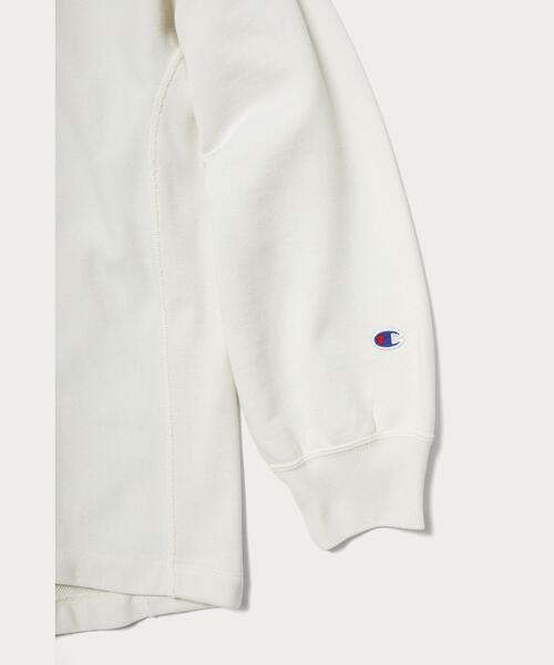 Champion（チャンピオン）の「【別注】＜Champion（チャンピオン）＞∴リバースウィーブスウェットプルオーバー（スウェット・レディース・ダークグレー/ブラウン/オフホワイト・FREE）」の15枚目の写真