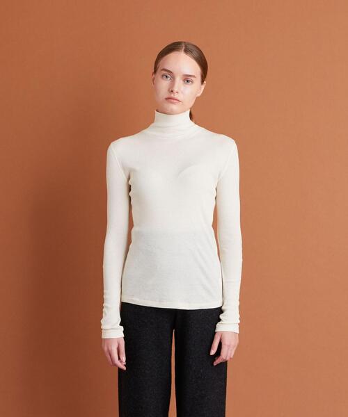 Steven Alan（スティーブンアラン）の「＜Steven Alan＞RIB LONG SLEEVE PULLOVER/カットソー（Tシャツ/カットソー・レディース・レッド/オフホワイト/オリーブ・FREE）」の10枚目の写真