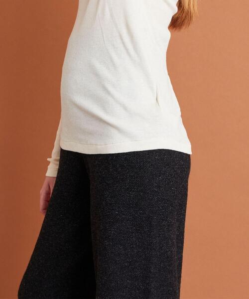 Steven Alan（スティーブンアラン）の「＜Steven Alan＞RIB LONG SLEEVE PULLOVER/カットソー（Tシャツ/カットソー・レディース・レッド/オフホワイト/オリーブ・FREE）」の8枚目の写真