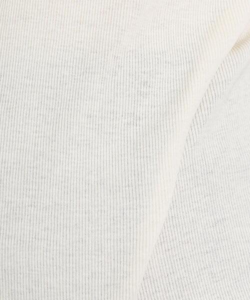 Steven Alan（スティーブンアラン）の「＜Steven Alan＞RIB LONG SLEEVE PULLOVER/カットソー（Tシャツ/カットソー・レディース・レッド/オフホワイト/オリーブ・FREE）」の9枚目の写真