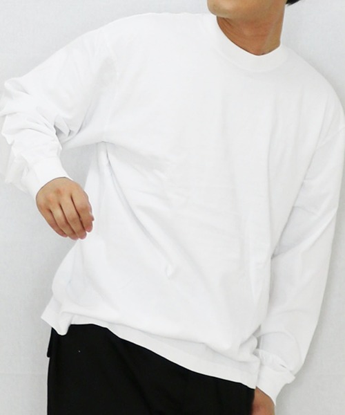 LOS ANGELES APPAREL（ロサンゼルスアパレル）の「Los Angeles Apparel/ロサンゼルスアパレル　6.5oz　ロングスリーブTシャツ（Tシャツ/カットソー・メンズ・ホワイト/ブラック/イエロー/オレンジ/ブルー/グリーン・MEDIUM/LARGE/X-LARGE）」の2枚目の写真