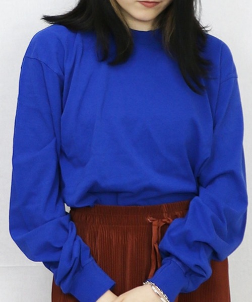 LOS ANGELES APPAREL（ロサンゼルスアパレル）の「Los Angeles Apparel/ロサンゼルスアパレル　6.5oz　ロングスリーブTシャツ（Tシャツ/カットソー・メンズ・ホワイト/ブラック/イエロー/オレンジ/ブルー/グリーン・MEDIUM/LARGE/X-LARGE）」の4枚目の写真