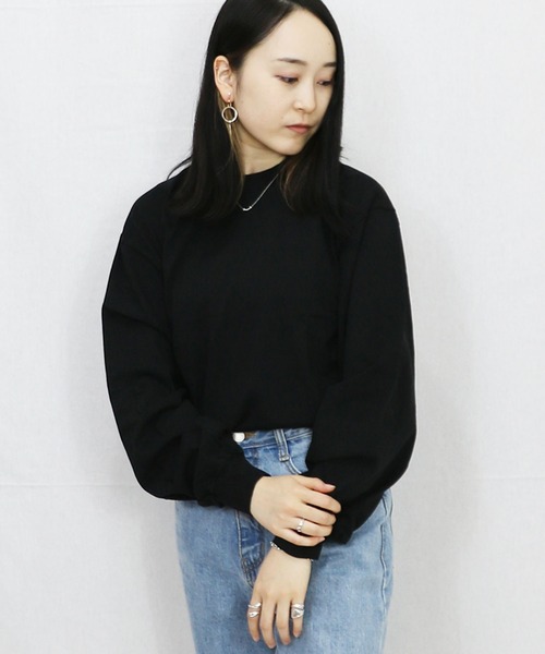 LOS ANGELES APPAREL（ロサンゼルスアパレル）の「Los Angeles Apparel/ロサンゼルスアパレル　6.5oz　ロングスリーブTシャツ（Tシャツ/カットソー・メンズ・ホワイト/ブラック/イエロー/オレンジ/ブルー/グリーン・MEDIUM/LARGE/X-LARGE）」の12枚目の写真