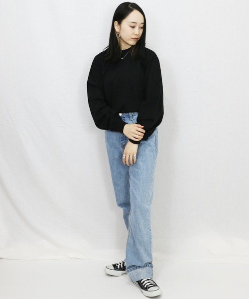 LOS ANGELES APPAREL（ロサンゼルスアパレル）の「Los Angeles Apparel/ロサンゼルスアパレル　6.5oz　ロングスリーブTシャツ（Tシャツ/カットソー・メンズ・ホワイト/ブラック/イエロー/オレンジ/ブルー/グリーン・MEDIUM/LARGE/X-LARGE）」の9枚目の写真