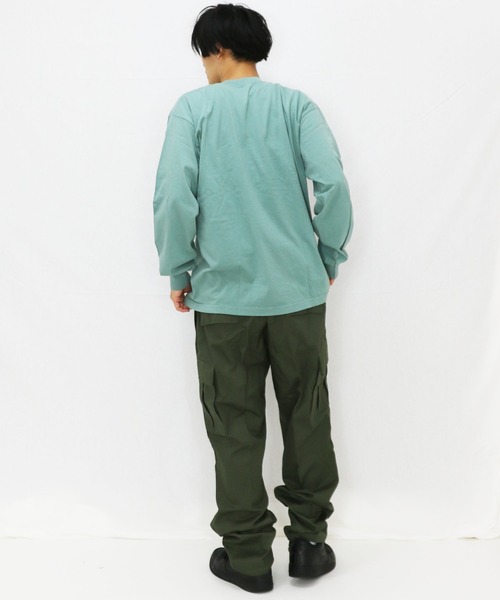 LOS ANGELES APPAREL（ロサンゼルスアパレル）の「Los Angeles Apparel/ロサンゼルスアパレル　6.5oz　ロングスリーブTシャツ（Tシャツ/カットソー・メンズ・ホワイト/ブラック/イエロー/オレンジ/ブルー/グリーン・MEDIUM/LARGE/X-LARGE）」の15枚目の写真