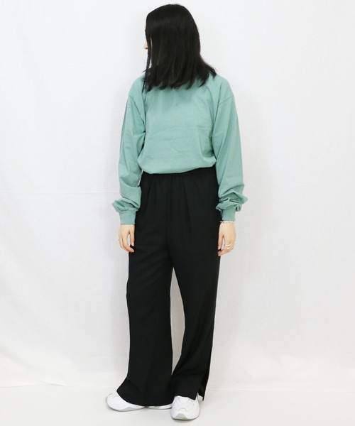 LOS ANGELES APPAREL（ロサンゼルスアパレル）の「Los Angeles Apparel/ロサンゼルスアパレル　6.5oz　ロングスリーブTシャツ（Tシャツ/カットソー・メンズ・ホワイト/ブラック/イエロー/オレンジ/ブルー/グリーン・MEDIUM/LARGE/X-LARGE）」の18枚目の写真