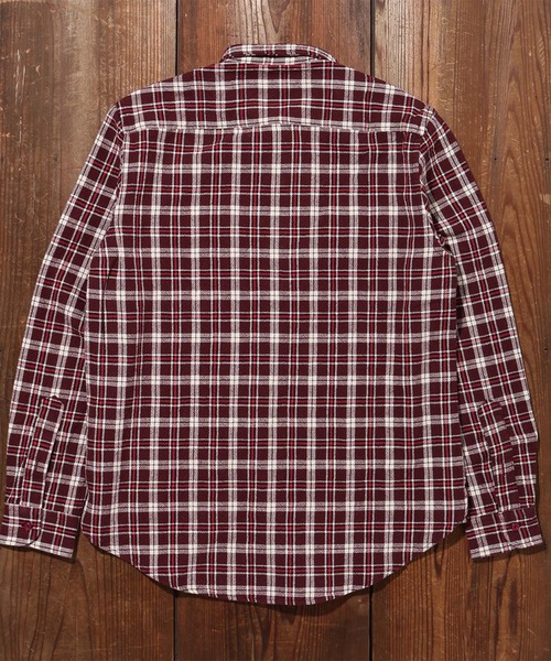 Levi's（リーバイス）の「LEVI'S(R) VINTAGE CLOTHING ショートホーンシャツ SHORTHORN PLAID OXBLOOD（シャツ/ブラウス・メンズ・レッド・L/M/S/XL）」の4枚目の写真