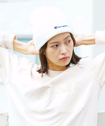 【CHAMPION/チャンピオン】スクリプトロゴ天竺ワッチ ワンポイントロゴ刺繍 ニットキャップ/ビーニー