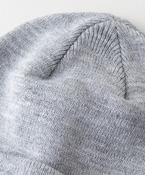 Champion（チャンピオン）の「【CHAMPION/チャンピオン】スクリプトロゴ天竺ワッチ　ワンポイントロゴ刺繍　ニットキャップ/ビーニー（ニットキャップ/ビーニー・メンズ・杢グレー/ネイビー/ベージュ/ブラック/ホワイト/ライトパープル/マスタード/ワイン・FREE）」の10枚目の写真