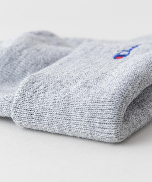 Champion（チャンピオン）の「【CHAMPION/チャンピオン】スクリプトロゴ天竺ワッチ　ワンポイントロゴ刺繍　ニットキャップ/ビーニー（ニットキャップ/ビーニー・メンズ・杢グレー/ネイビー/ベージュ/ブラック/ホワイト/ライトパープル/マスタード/ワイン・FREE）」の12枚目の写真