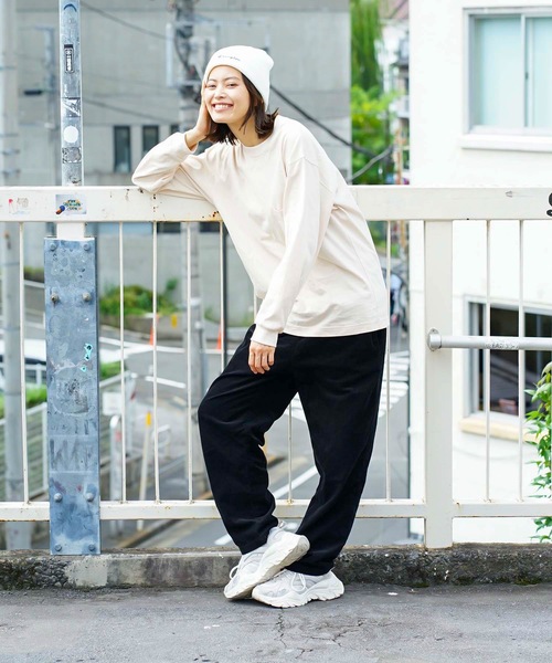 Champion（チャンピオン）の「【CHAMPION/チャンピオン】スクリプトロゴ天竺ワッチ　ワンポイントロゴ刺繍　ニットキャップ/ビーニー（ニットキャップ/ビーニー・メンズ・杢グレー/ネイビー/ベージュ/ブラック/ホワイト/ライトパープル/マスタード/ワイン・FREE）」の14枚目の写真