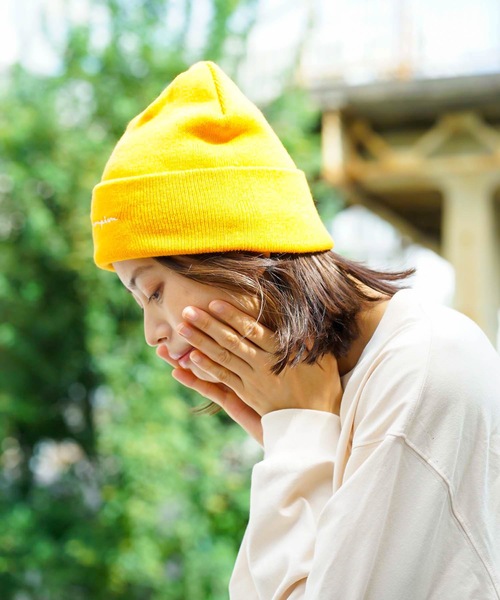 KIKONO  ニット帽 バイカラーニットキャップ /日本製 /洗える(帽子) | TRUNK