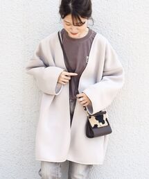 【WEB限定】カラーバリエーションエアリーコート◇