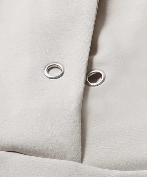 coca（coca）（コカ）の「＼新色登場／カバー力120％！ハリ感ダンボールフーディ（パーカー・レディース・チャコールグレー/グレー系その他/アイボリー/グレー/ネイビー/ピンク/カーキ/ライトブルー/ベージュ/ブラック・ONE SIZE/M/L）」の14枚目の写真