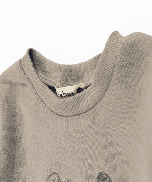 BRANSHES（ブランシェス）の「2段ペプラムチュニック（チュニック・キッズ・ライトグレー/ピンク/アイボリー・90cm/110cm/100cm/120cm/130cm/140cm/150cm）」の11枚目の写真